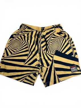 Vintage 90s Vision Street Wear OG Skater Swim Trunks Kids 10y Boys Shorts Sk8